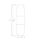 Skutchi Designs 45 in W, 165.75 in L, 29 in H, Engineered Wood Top, White HAR-BOT-46x168-DOU-XD09 - alternate 4